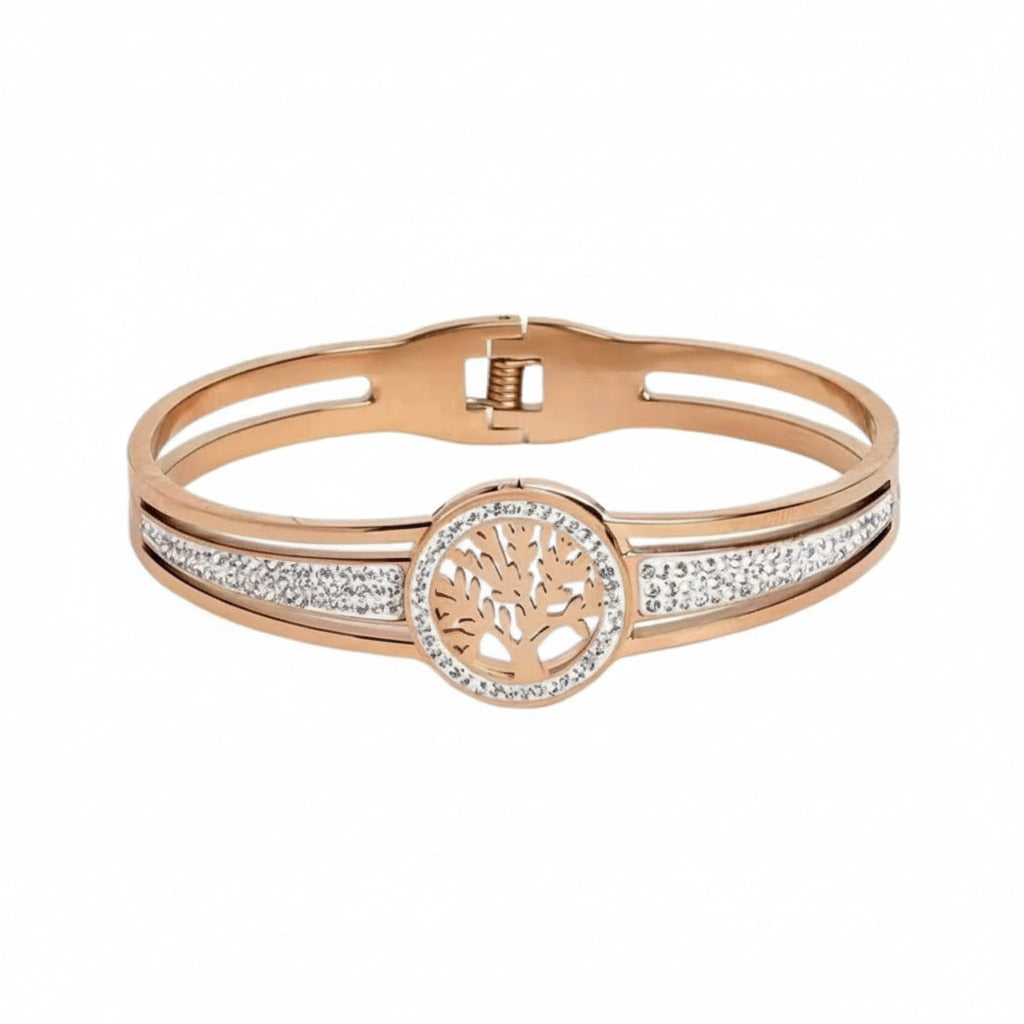 Armband Roségold – Baum des Lebens CrystalScents