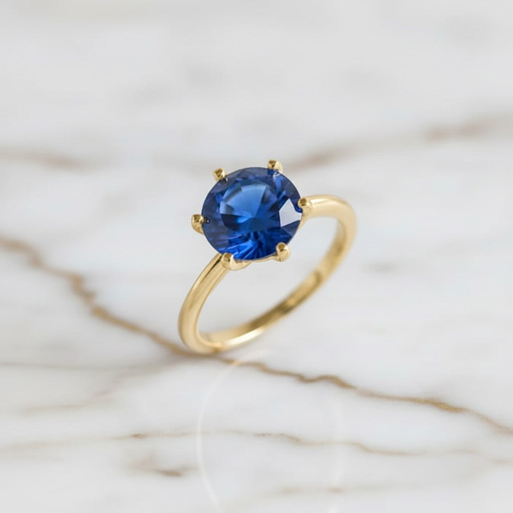 Saphir Ring – Leuchten & Funkeln CrystalScents