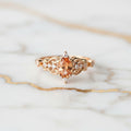 Ring mit orangem Stein – elegantes Schmuckstück für warme Akzente CrystalScents