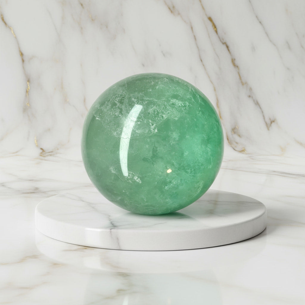 Fluorit Kugel – Leuchtendes Highlight CrystalScents