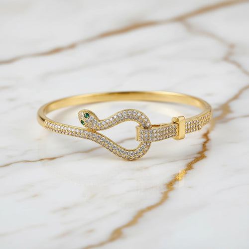 Armband Gold – Stilvolle Schlangen Form CrystalScents