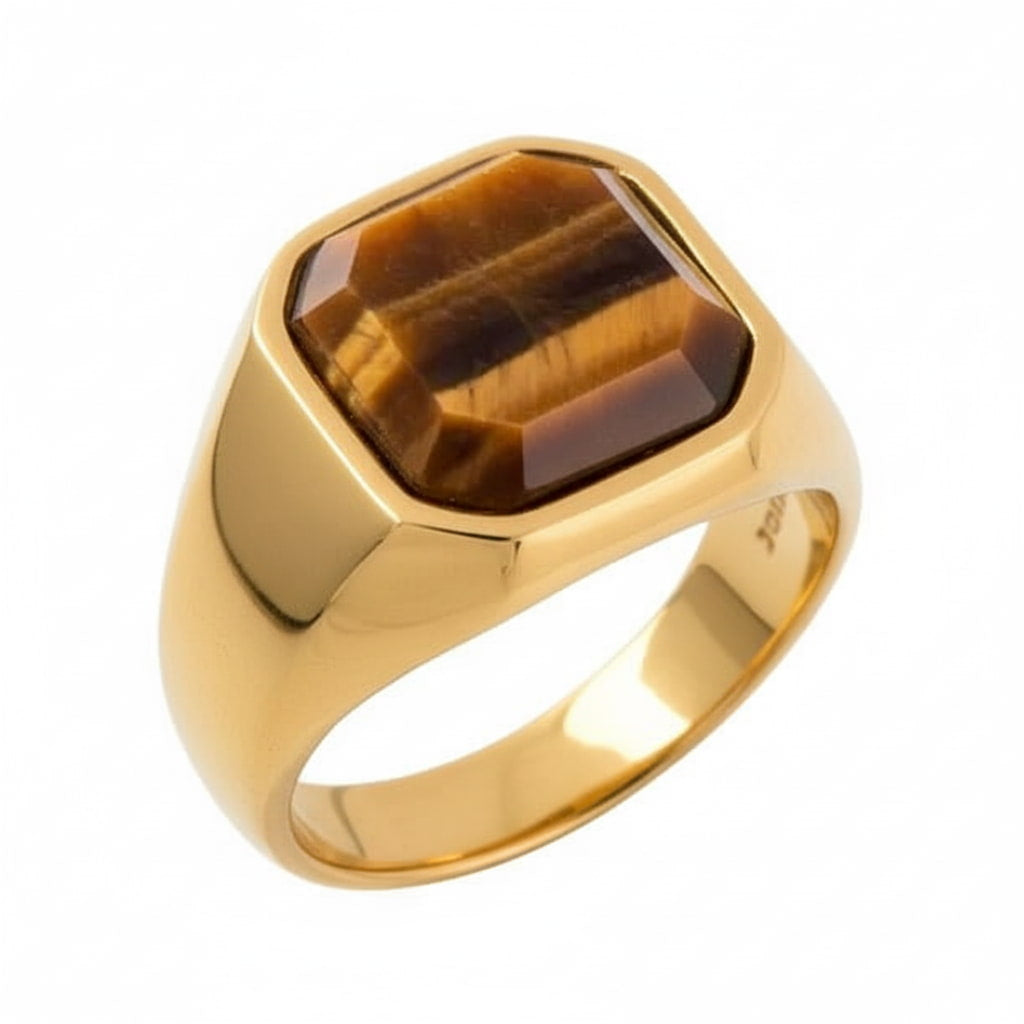 Tigerauge Ring - Kraftvolle Akzente CrystalScents