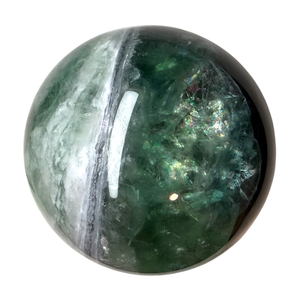 Fluorit Kugel – Magisches Naturwunder CrystalScents