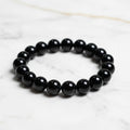 Obsidian Kugelarmband – Tiefschwarzer Glanz CrystalScents