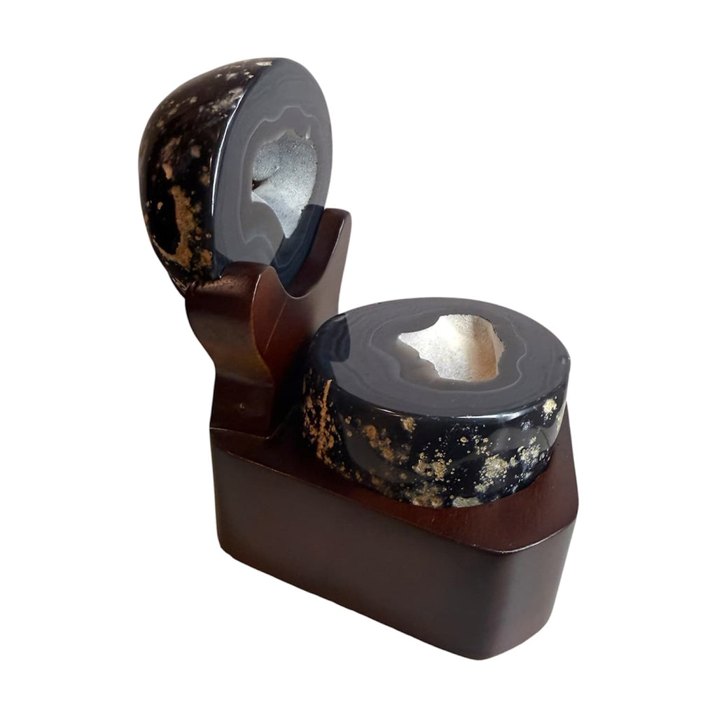 Achat Truhe - Schwarze Schönheit CrystalScents
