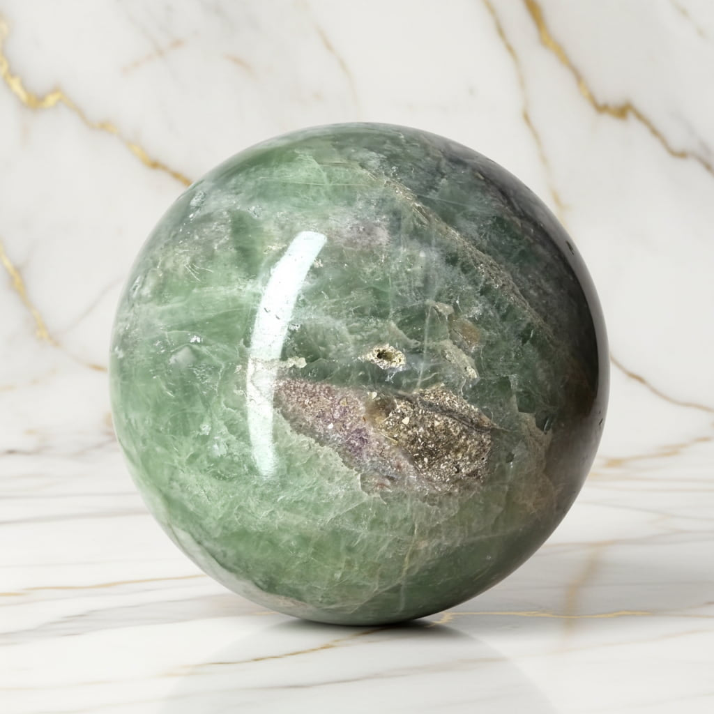 Fluorit Kugel – Freiheit & Natur CrystalScents