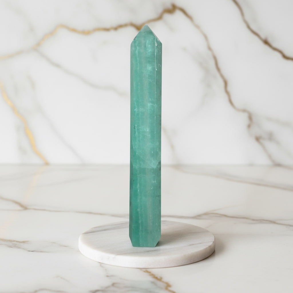 Fluorit Obelisk – Mut & Wirkung CrystalScents