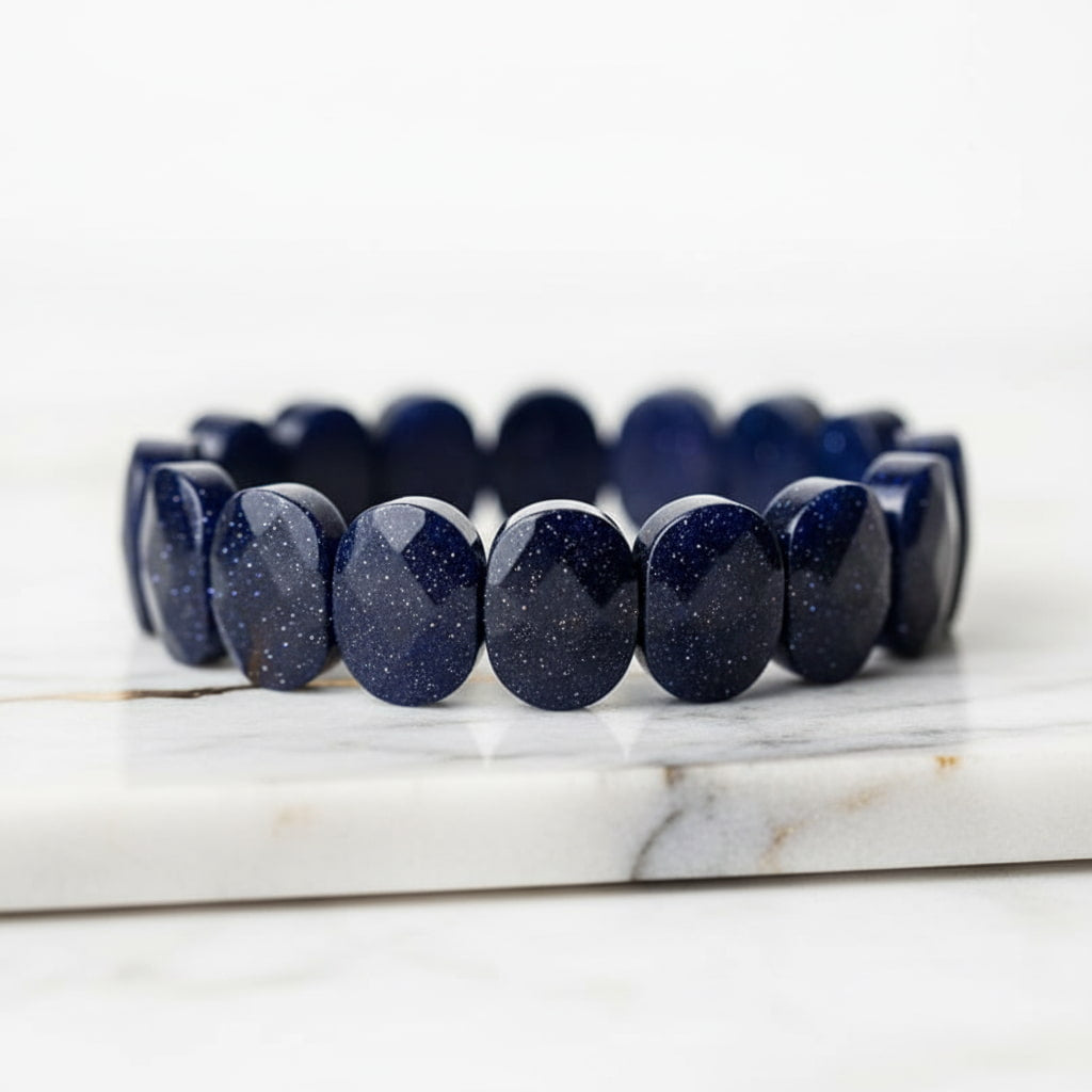 Blaufluss Armband – Facettiertes Funkeln CrystalScents