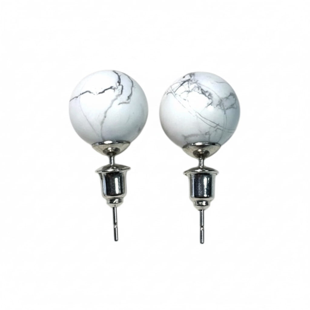 Howlit Ohrstecker – Zarte Eleganz & natürliche Ruhe CrystalScents