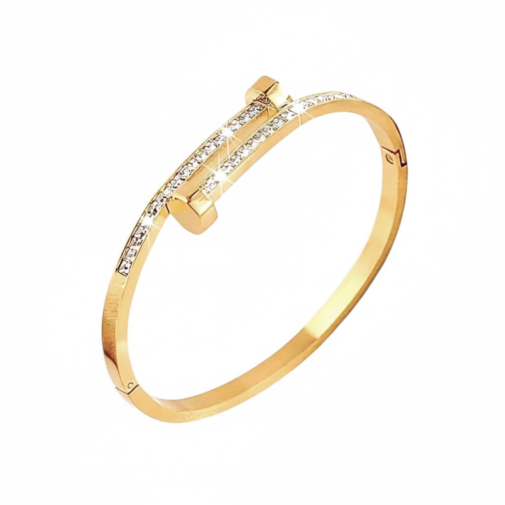 Armreif Gold – Schmuckstück mit Funkeln CrystalScents
