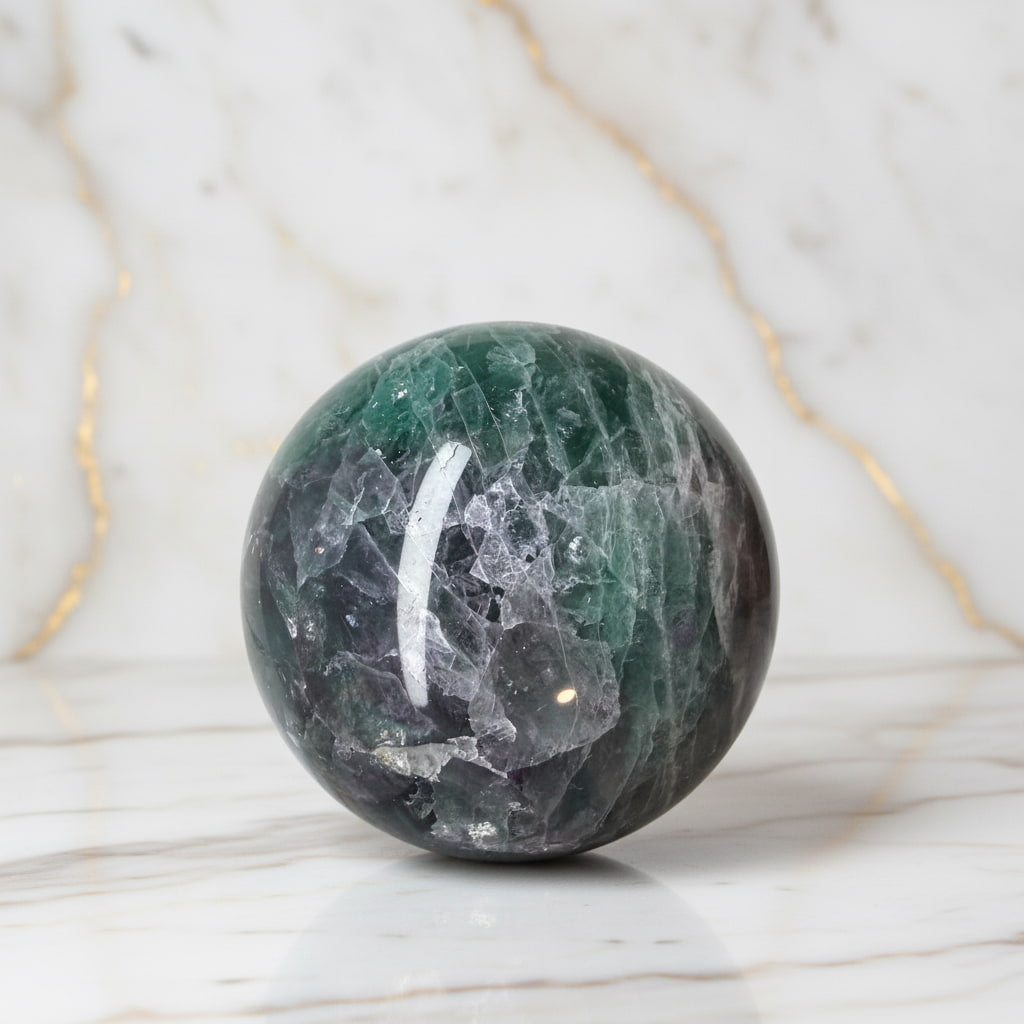 Fluorit Kugel – Intensives Naturjuwel CrystalScents