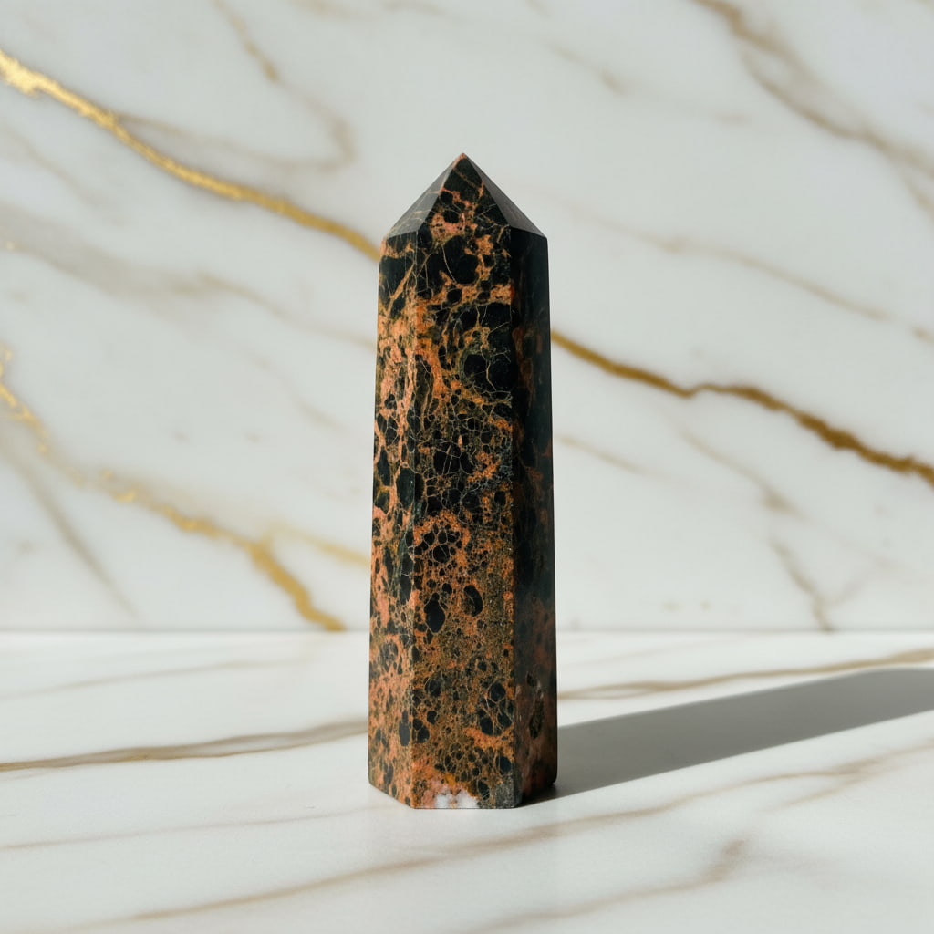 Jaspis Obelisk – Erdung & Schutz CrystalScents