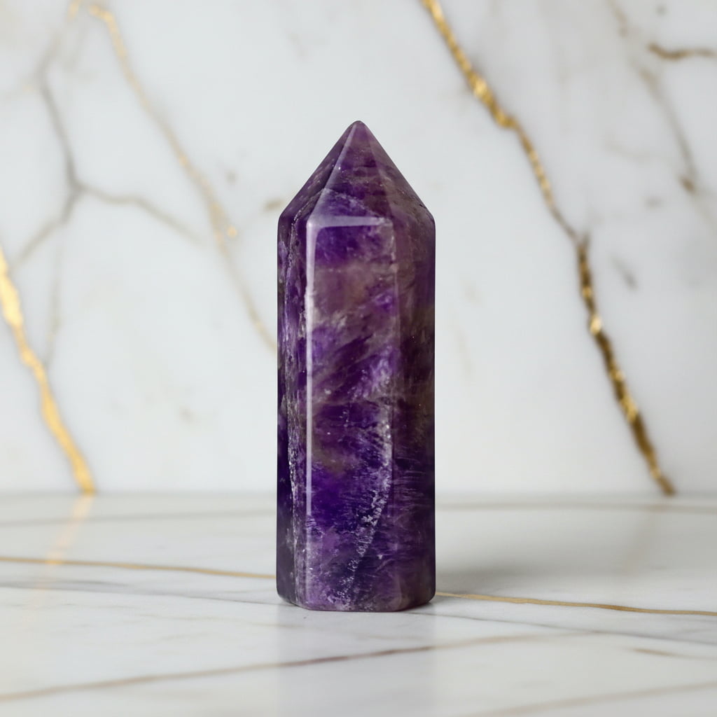 Mini Amethyst Obelisk - Gebündelte Kraft CrystalScents