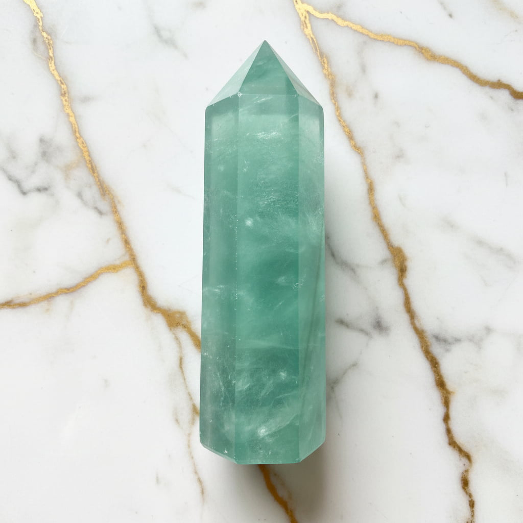 Fluorit Obelisk – Kreativität & Inspiration CrystalScents