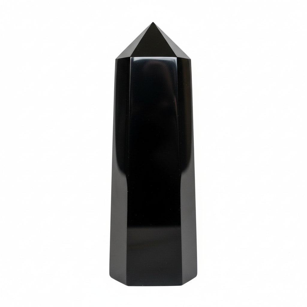 Großer Obsidian Obelisk – Schutzstein für mehr Klarheit CrystalScents