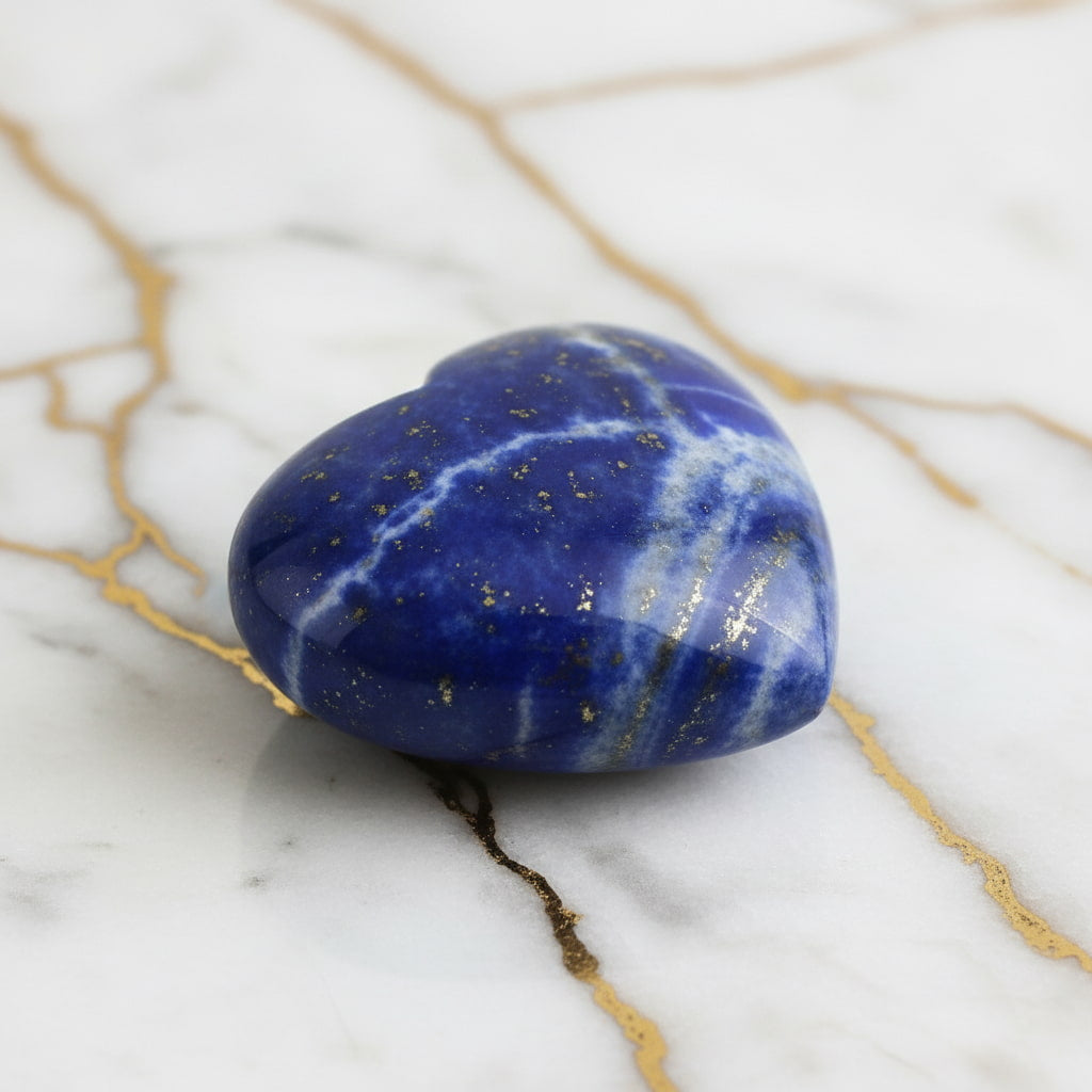 Mini Lapislazuli Herz - Tiefblaue Kleinigkeit CrystalScents