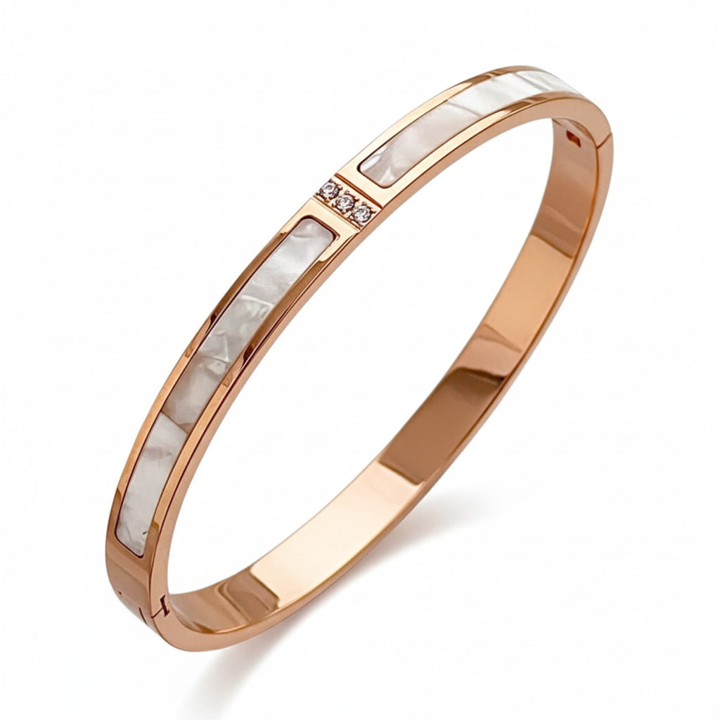 Armband - Roségold mit Perlmutt CrystalScents