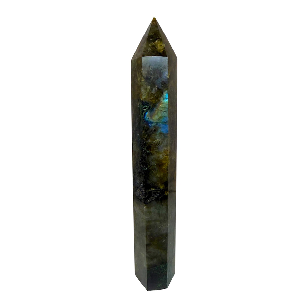 Labradorit Obelisk – Licht & Leidenschaft CrystalScents