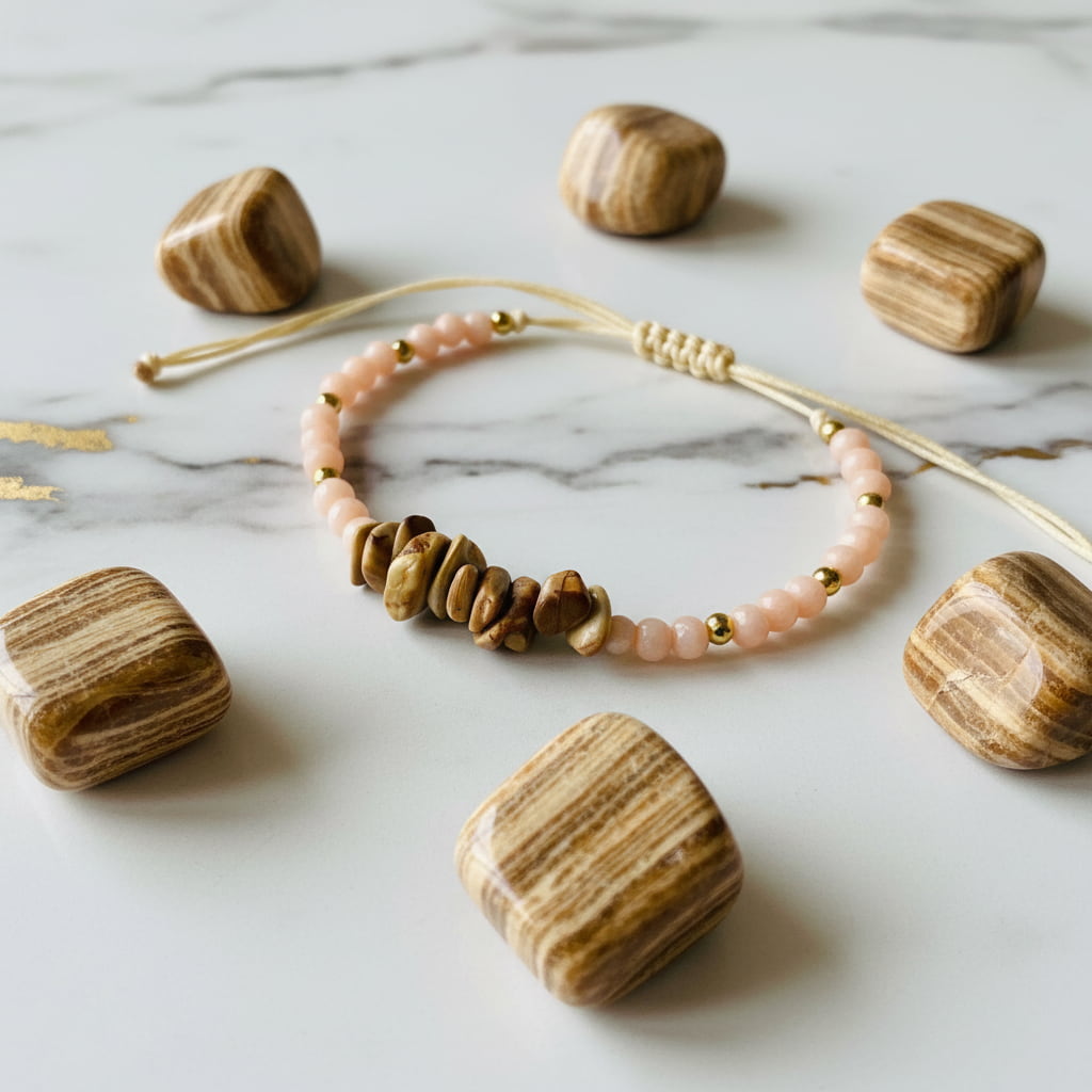 Aragonit Schutzarmband – Ausgeglichenheit & Fokus CrystalScents
