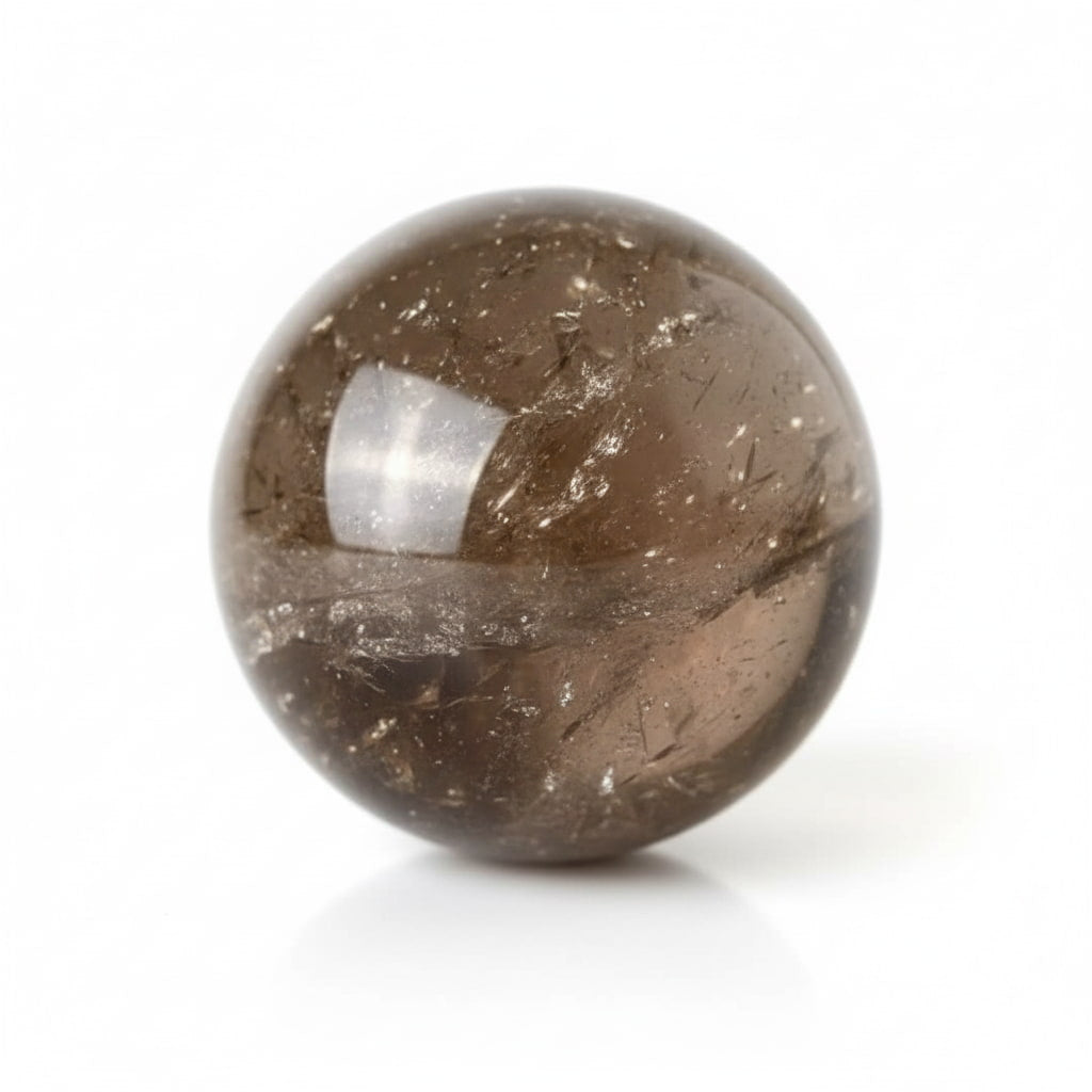 Rauchquarz Kugel – Meditation & Fokus CrystalScents