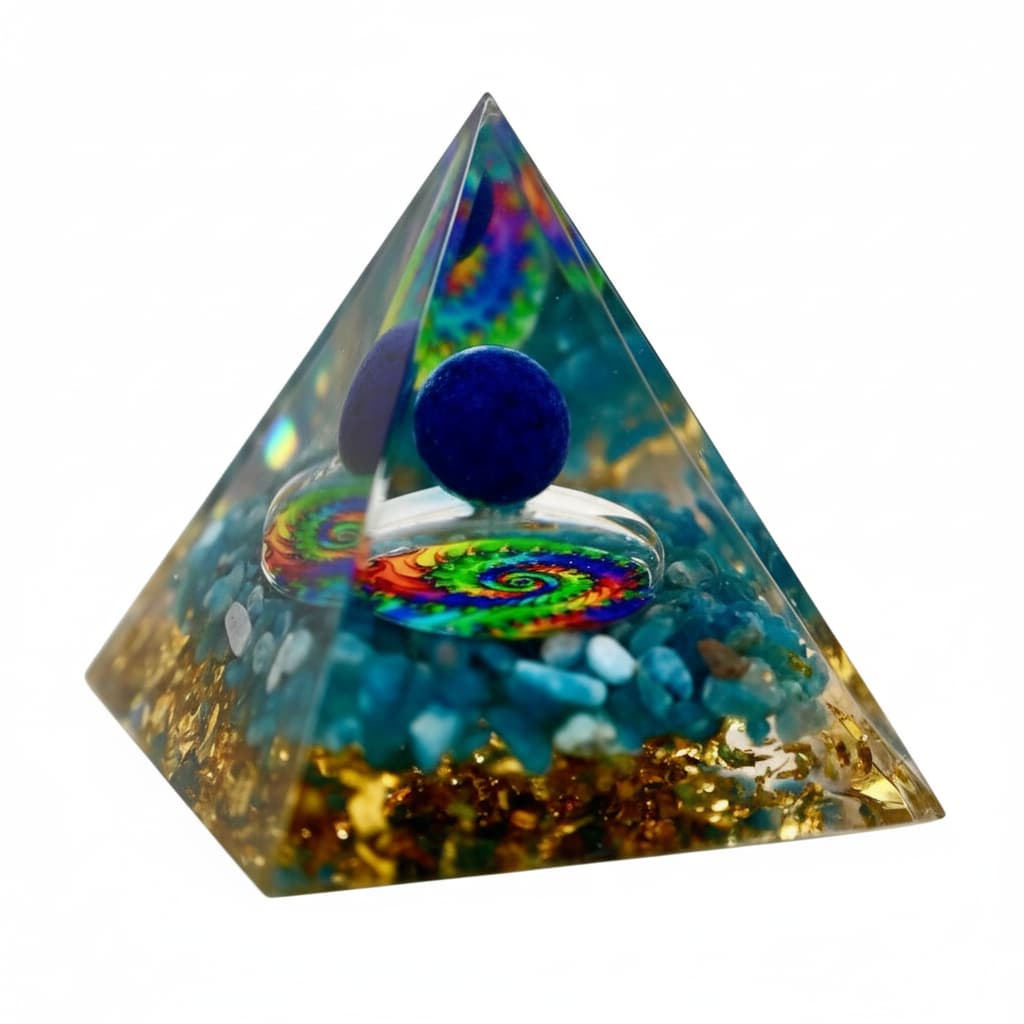 Apatit Orgonit Pyramide – Balance & Geist CrystalScents