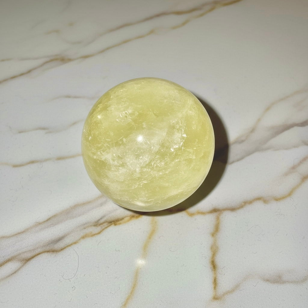 Citrin Kugel – Sonniger Seelenstein CrystalScents