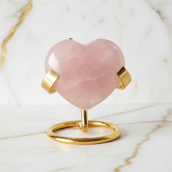 Kristallhalter Gold – Präsentation für deine Kristalle CrystalScents