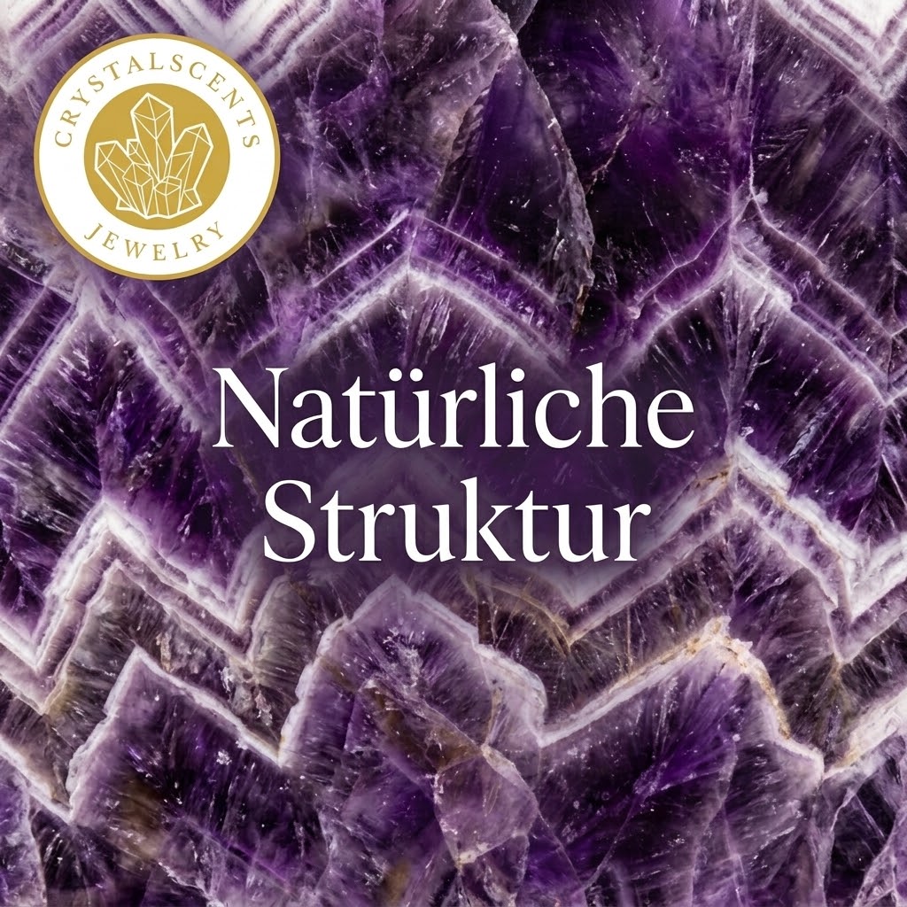 Amethyst Kugel (5-6 cm) inkl. goldenem Aufsteller – Unikat der Natur CrystalScents