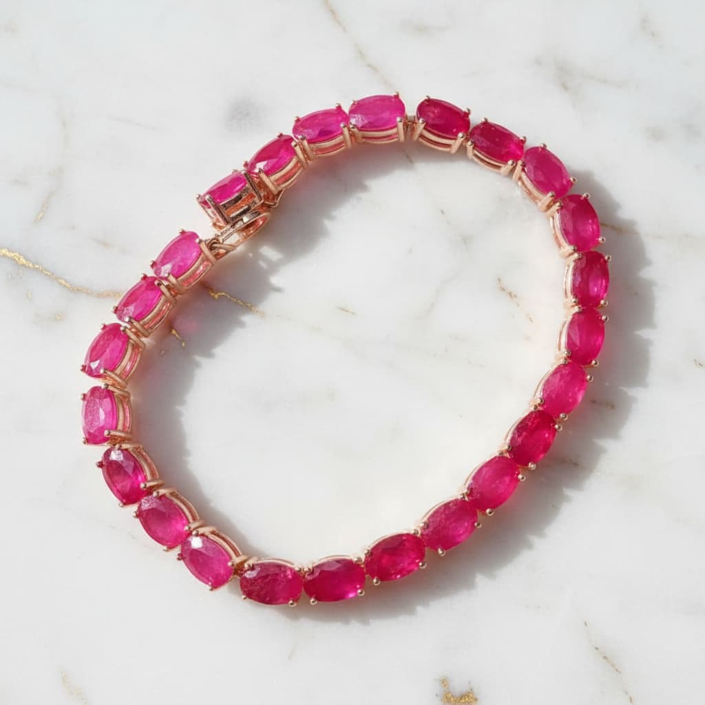 Rubin Armband – Liebe & Leidenschaft CrystalScents