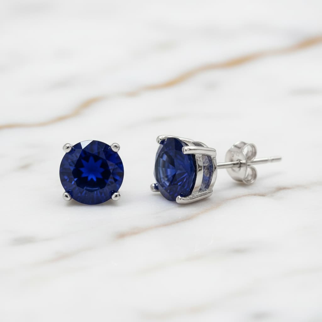 Saphir Ohrringe – Zeitlose Eleganz CrystalScents