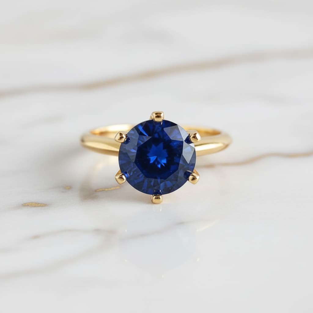 Saphir Ring – Leuchten & Funkeln CrystalScents