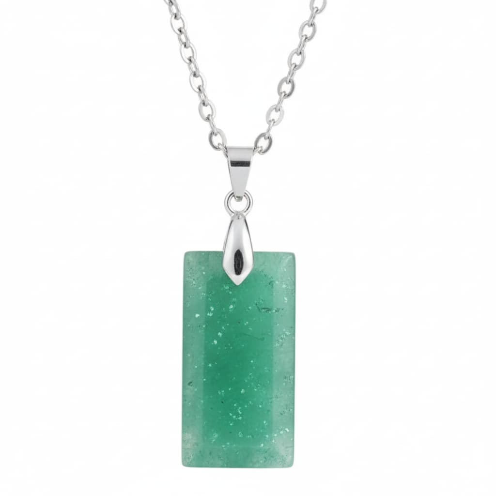 Aventurin Halskette - Geschliffener Anhänger CrystalScents