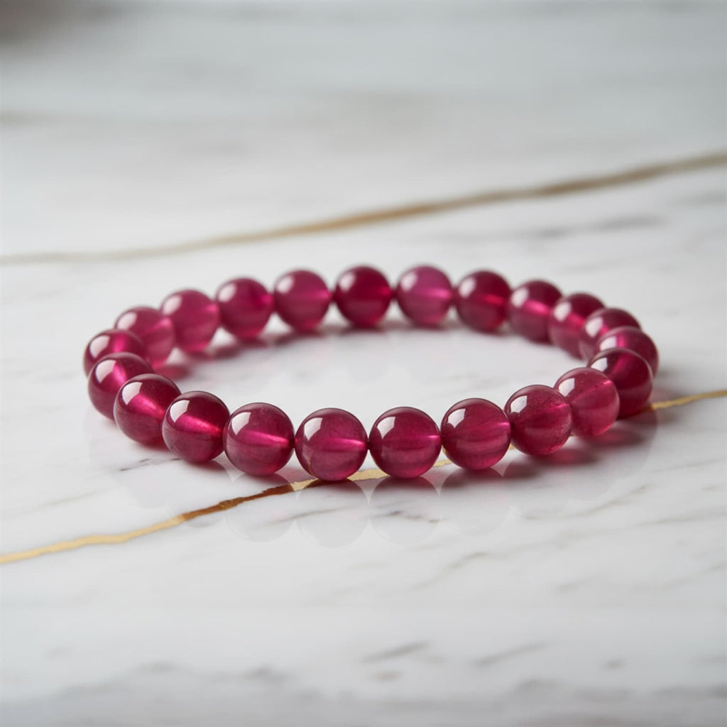 Rubin Kugelarmband – Energie & Ausstrahlung CrystalScents
