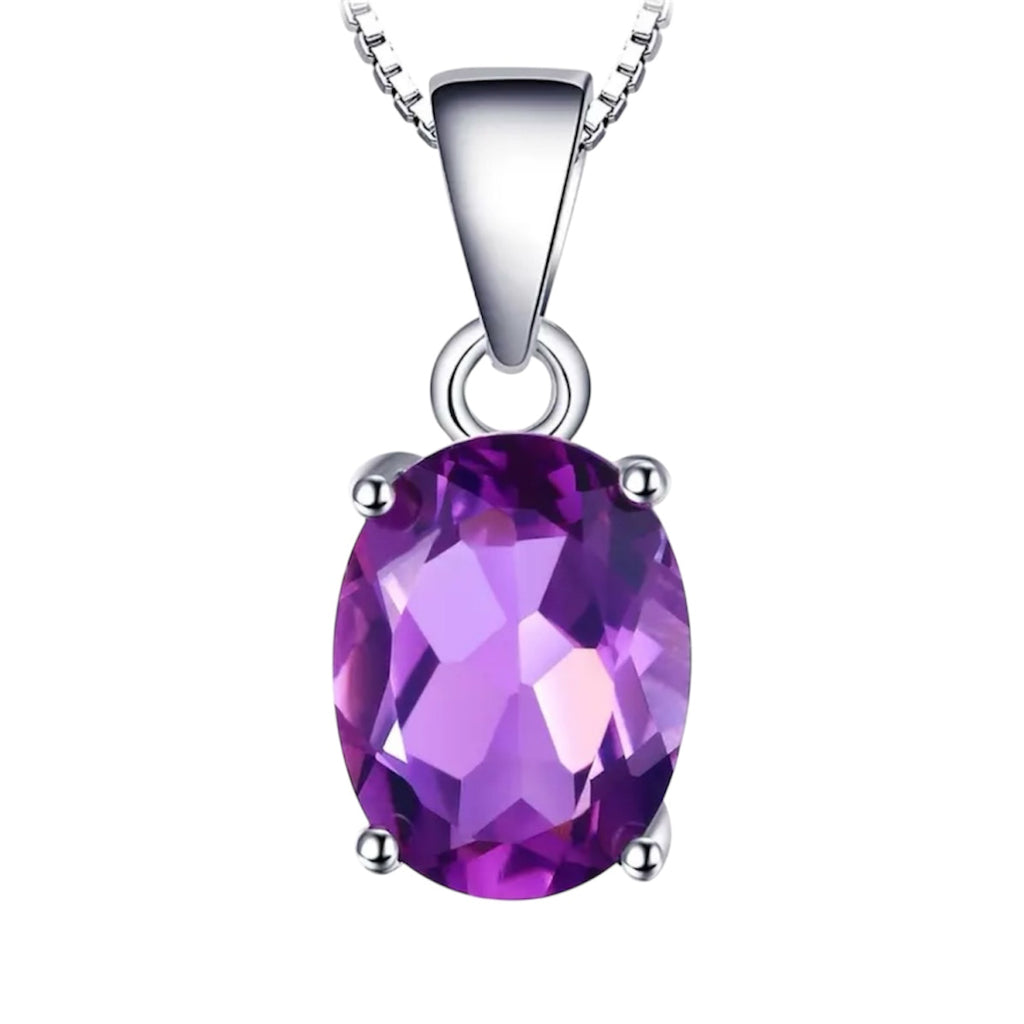 Amethyst Halskette - Ruhe & Erinnerung CrystalScents