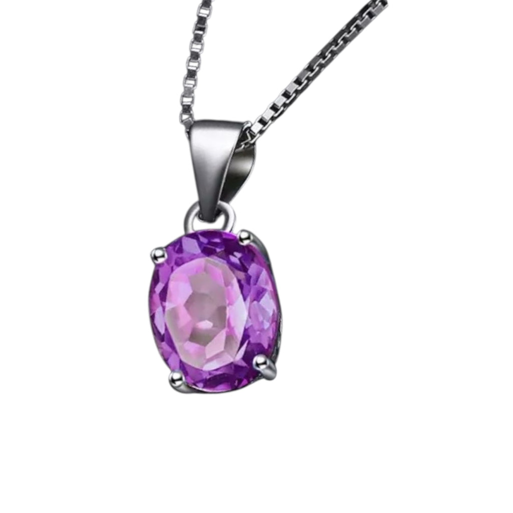 Amethyst Halskette - Ruhe & Erinnerung CrystalScents