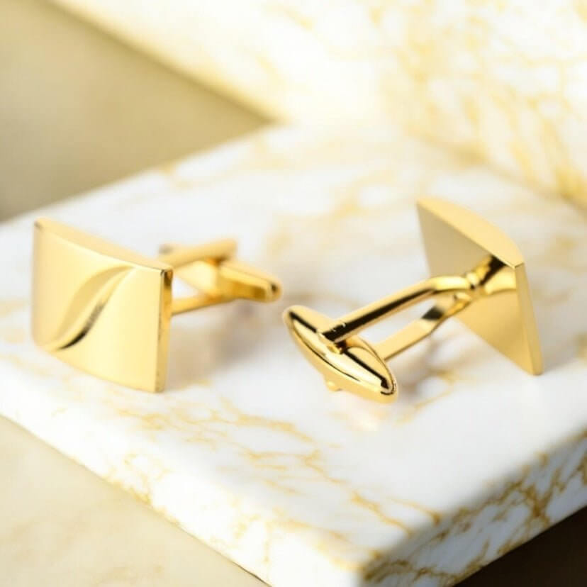 Manschettenknöpfe Gold – Accessoire für stilvolle Looks CrystalScents
