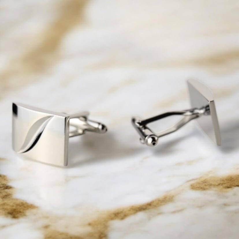 Manschettenknöpfe Silber – Elegantes Accessoire für stilvolle Looks CrystalScents