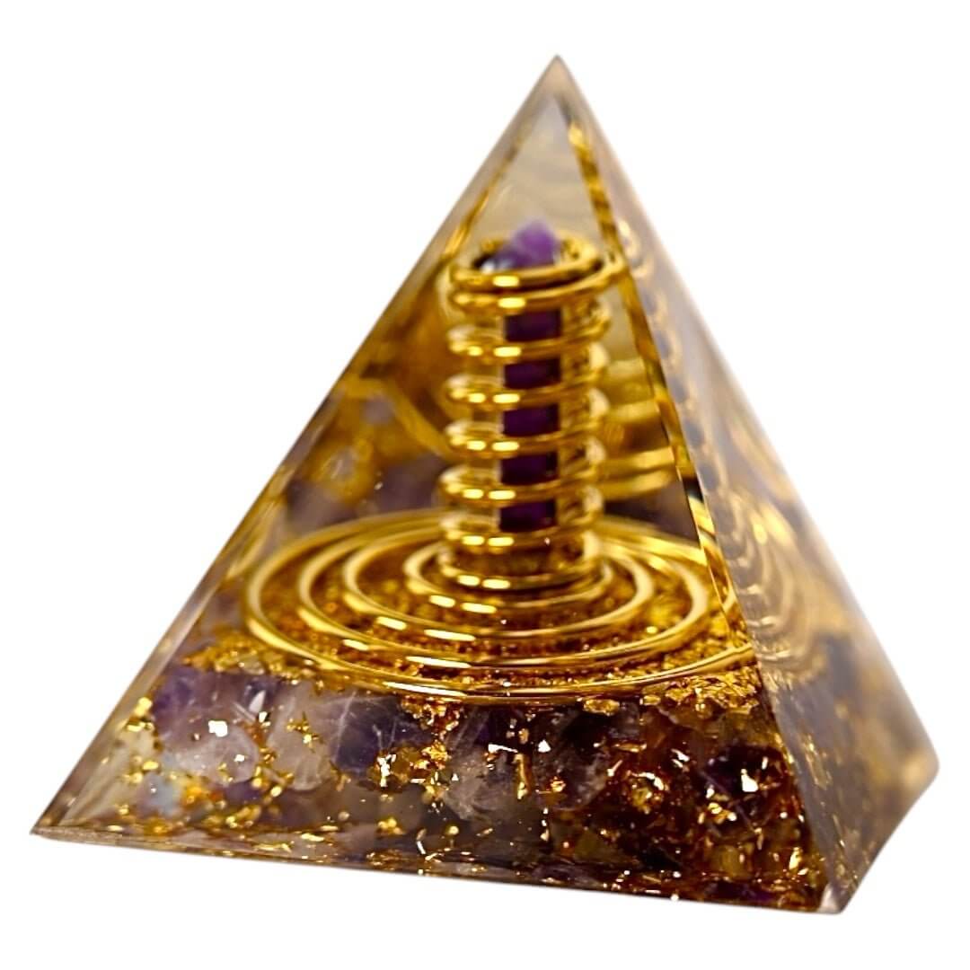 Orgonit Pyramide Amethyst - Geist & Seele CrystalScents