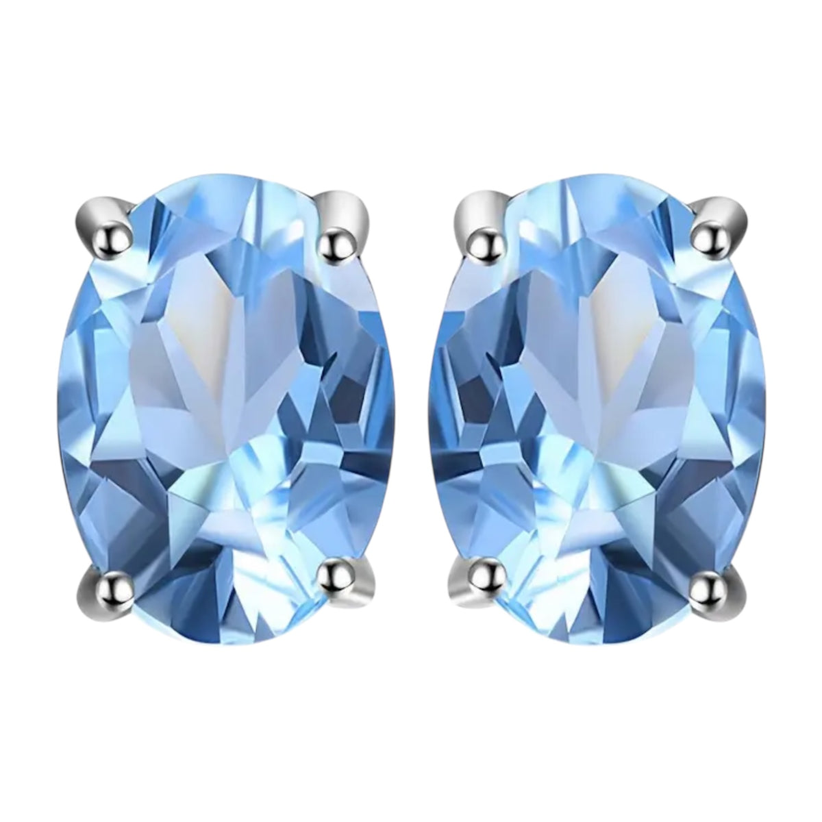 Topas Ohrringe – Himmlisches Blau CrystalScents