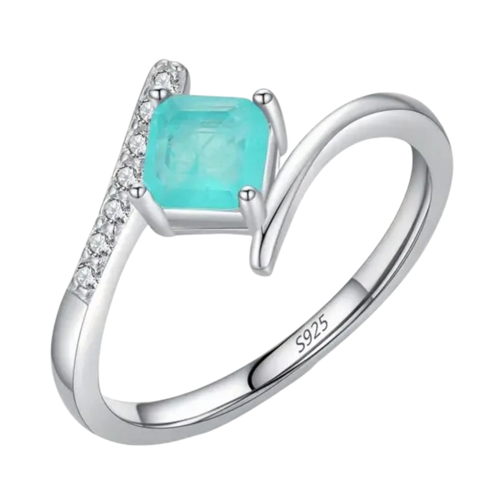 Smaragd Ring – Elegantes Türkis CrystalScents