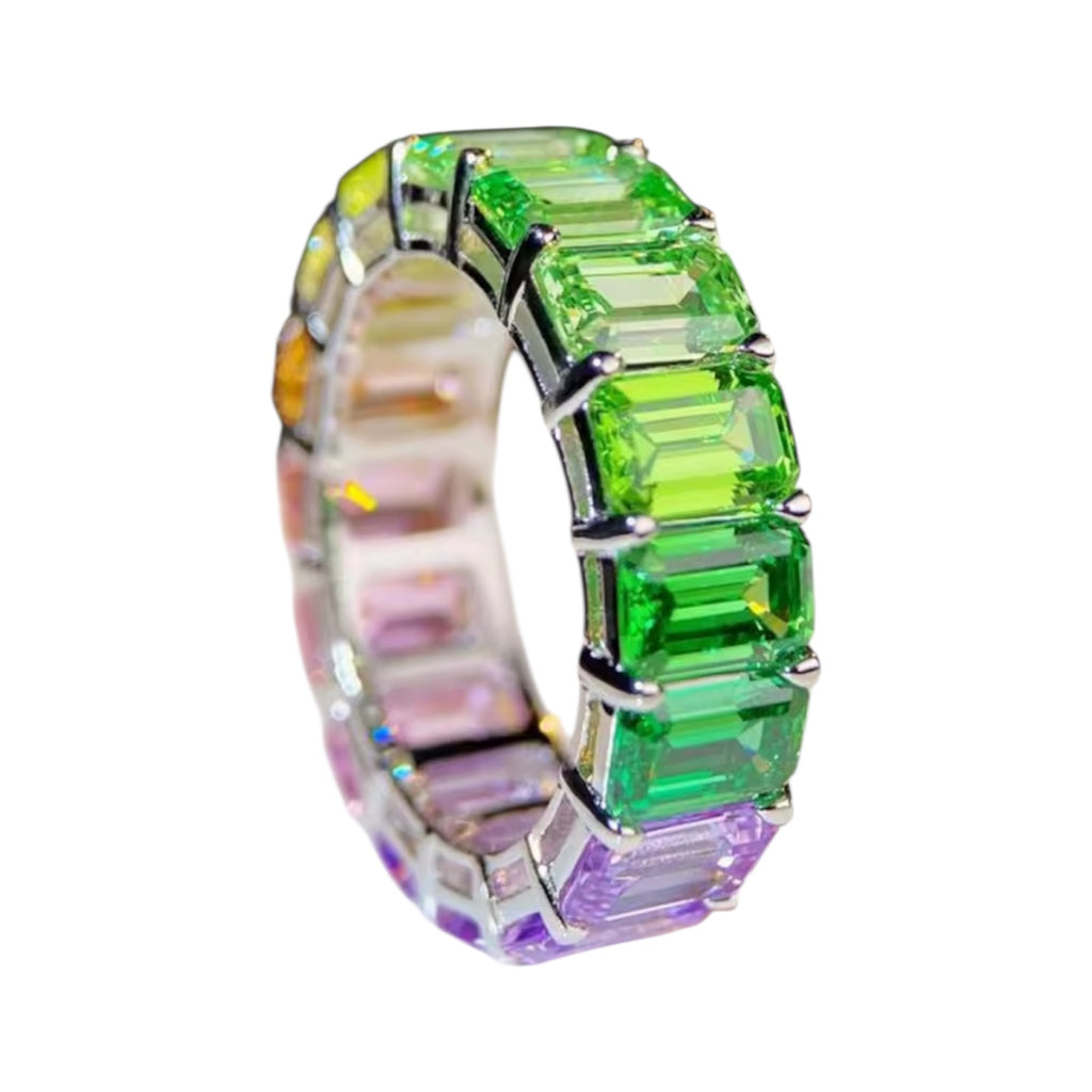 Saphir Ring – Funkelnder Regenbogen CrystalScents