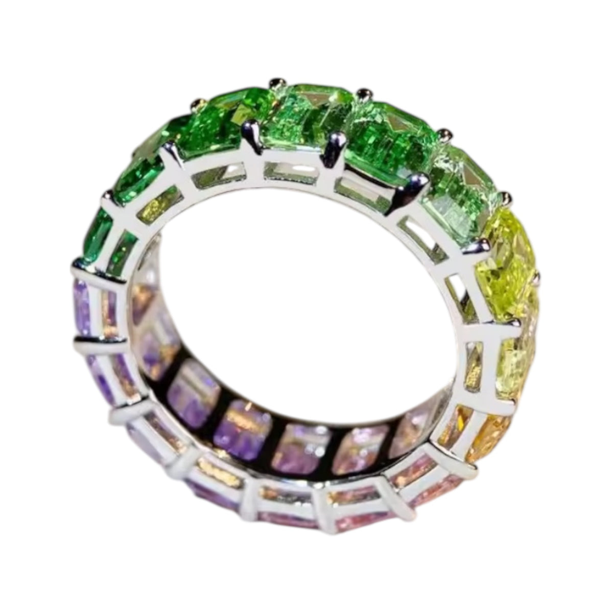 Saphir Ring – Funkelnder Regenbogen CrystalScents