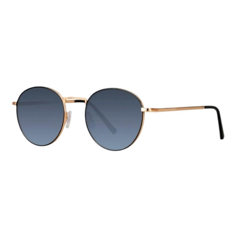 Sonnenbrille in Gold mit blauem Verlauf CrystalScents