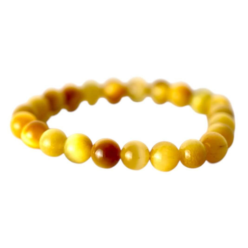 Goldenes Tigerauge Kugelarmband - Gelbe Freude CrystalScents