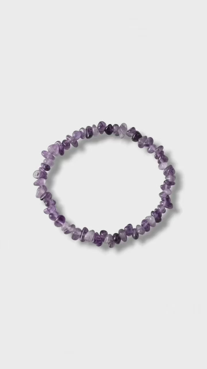 Amethyst Splitterarmband - Harmonie, Balance & Energie CrystalScents