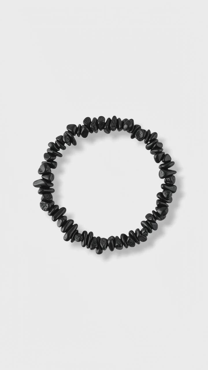Obsidian Splitterarmband – Schutz & Balance CrystalScents