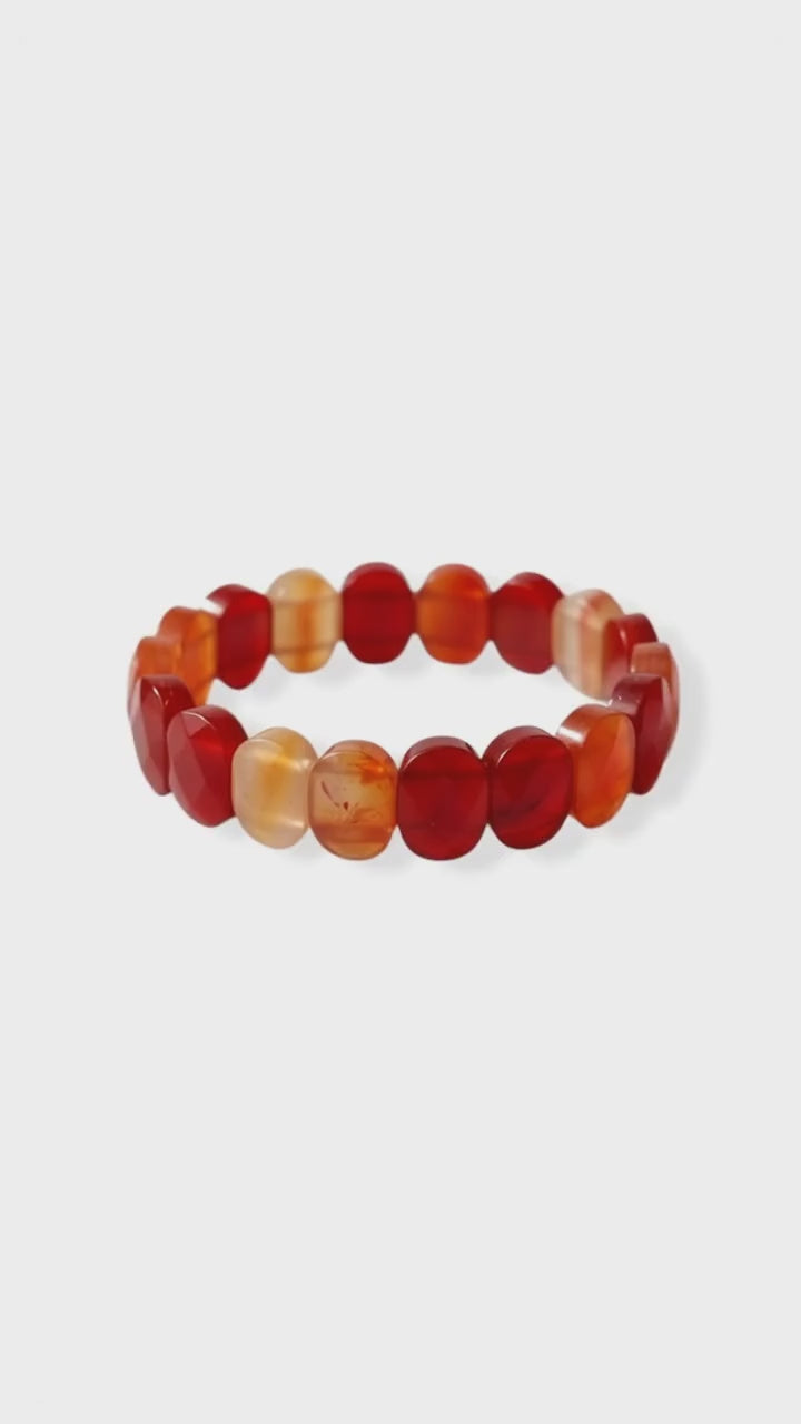Karneol Armband – Selbstvertrauen & Energie CrystalScents