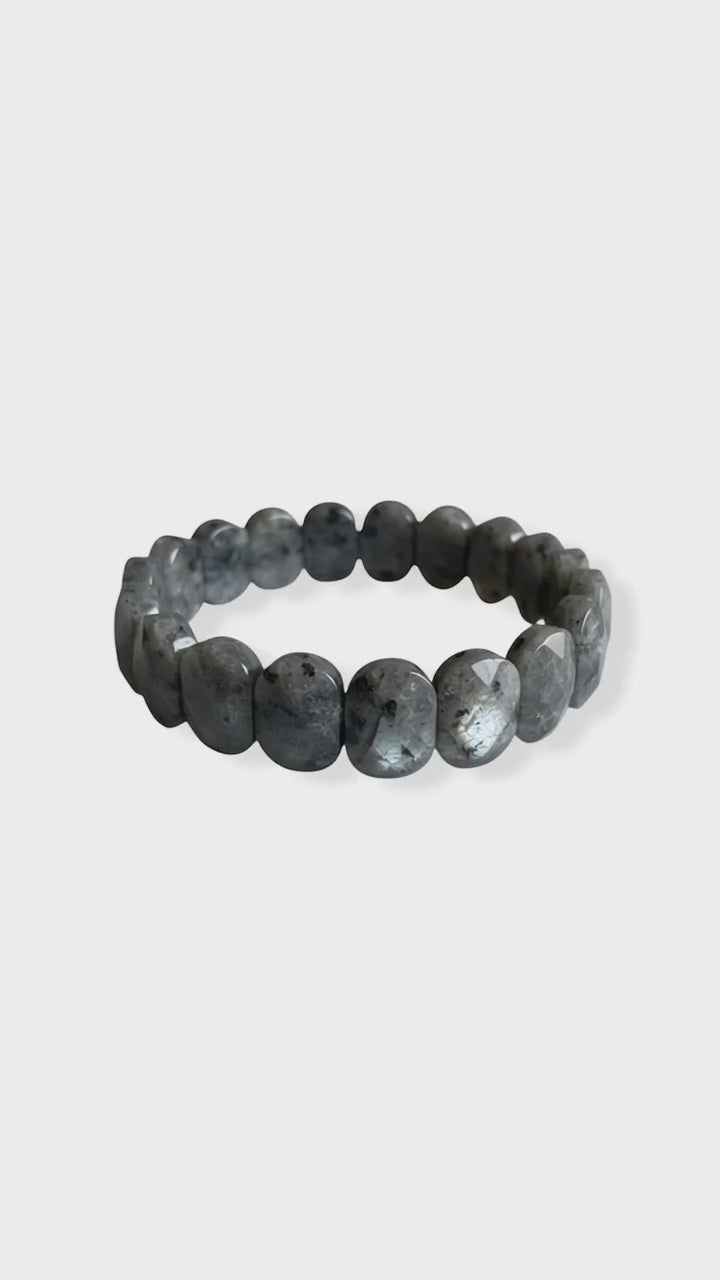 Larvikit Facettenarmband – Fokus & Transformation CrystalScents