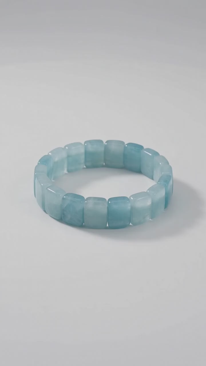Aquamarin Armband - Ruhe & Ausgeglichenheit CrystalScents
