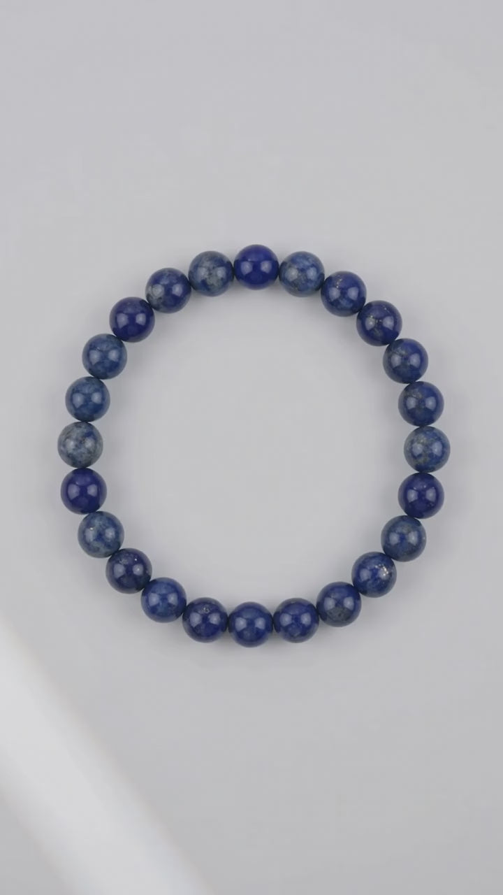 Lapislazuli Kugelarmband – Klarheit & Weisheit CrystalScents